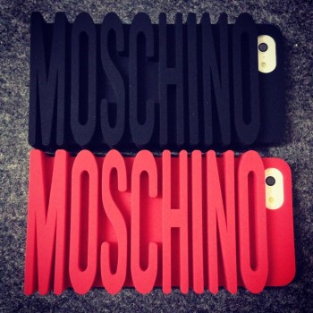 Силиконовый дизайнерский фигурный чехол серия Moschino для Iphone 6 Plus