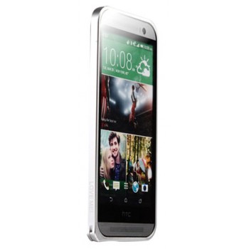 Металлический бампер для HTC One (M8) Белый