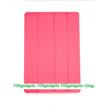 Чехол смарт флип подставка сегментарный на пластиковой основе для планшета Huawei MediaPad 10 FHD Красный