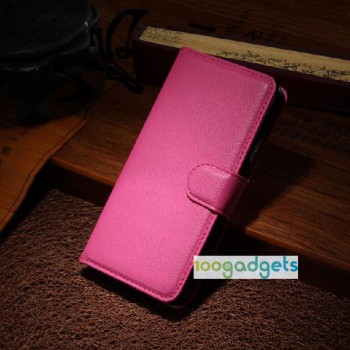 Чехол портмоне подставка с защелкой для Alcatel One Touch Idol Alpha Пурпурный