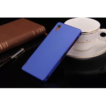 Металлический чехол для Sony Xperia Z3 (Dual) Синий