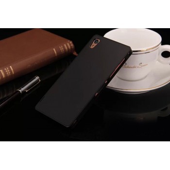 Металлический чехол для Sony Xperia Z3 (Dual) Черный