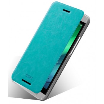 Чехол флип подставка водоотталкивающий для HTC One E8 Голубой