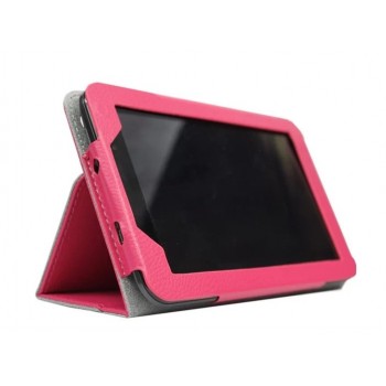 Чехол подставка с рамочной защитой серия Full Cover для планшета Lenovo IdeaTab A3000 Розовый