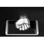 Ультратонкое износоустойчивое сколостойкое олеофобное защитное стекло-пленка для HTC One Max