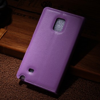 Чехол портмоне подставка для Samsung Galaxy Note Edge Фиолетовый