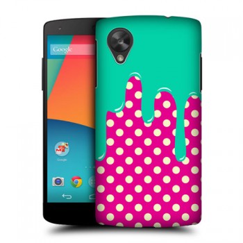 Пластиковый матовый дизайнерский чехол с принтом CandyPhone для Google LG Nexus 5 