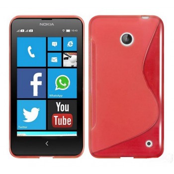 Силиконовый S чехол для Nokia Lumia 630 Красный