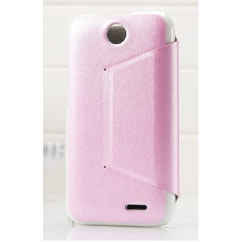 Чехол книжка-подставка для HTC Desire 310 серия Sense Розовый