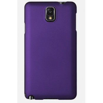 Пластиковый матовый чехол для Samsung Galaxy Note 3 Фиолетовый