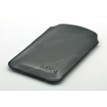 Кожаный мешок для Meizu MX4 Pro Черный