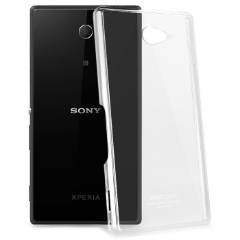 Транспарентный пластиковый чехол для Sony Xperia M2 dual