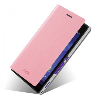 Чехол-флип водоотталкивающий для Sony Xperia M2 dual Розовый
