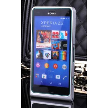 Металлический бампер для Sony Xperia Z3 Compact Белый