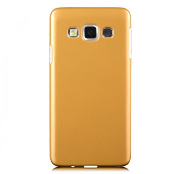 Пластиковый чехол-накладка для Samsung Galaxy A3 Желтый
