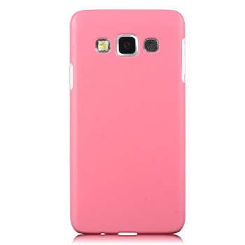 Пластиковый чехол-накладка для Samsung Galaxy A3 Розовый