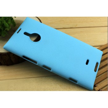 Пластиковый матовый чехол для Nokia Lumia 1520 Голубой