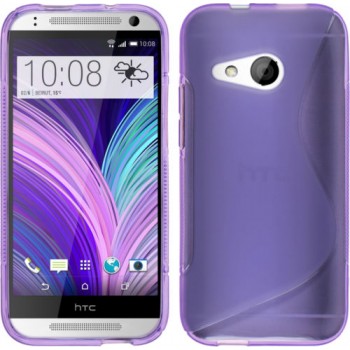Силиконовый S чехол для HTC One mini 2 Фиолетовый