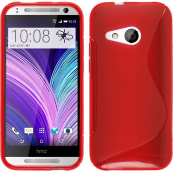 Силиконовый S чехол для HTC One mini 2 Красный