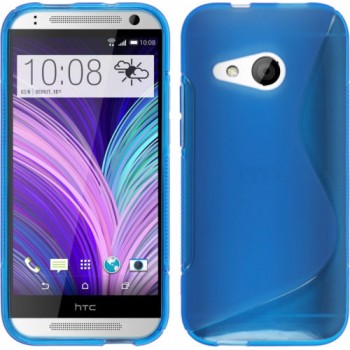 Силиконовый S чехол для HTC One mini 2 Синий