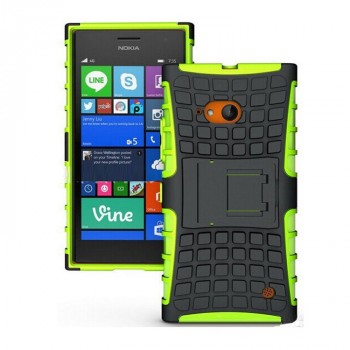 Силиконовый чехол экстрим защита для Nokia Lumia 730/735 Зеленый