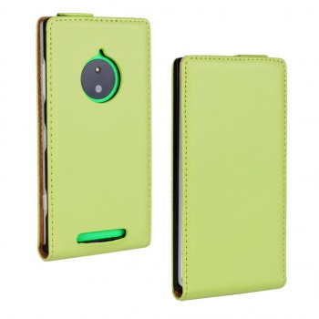 Чехол вертикальная книжка на пластиковой основе для Nokia Lumia 830 Зеленый