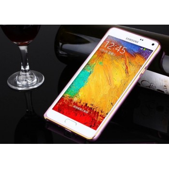 Металлический бампер для Samsung Galaxy A3 Пурпурный