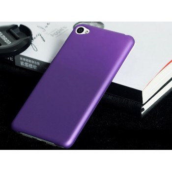 Пластиковый матовый непрозрачный чехол для Lenovo S90 Фиолетовый