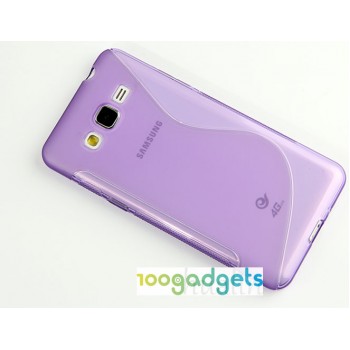 Силиконовый S чехол для Samsung Galaxy Grand Prime Фиолетовый