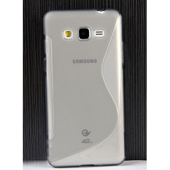 Силиконовый S чехол для Samsung Galaxy Grand Prime Серый