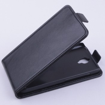 Чехол вертикальная книжка с магнитной застежкой для Alcatel One Touch Idol 2 mini Черный