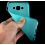 Силиконовый матовый полупрозрачный чехол для Samsung Galaxy E7, цвет Голубой