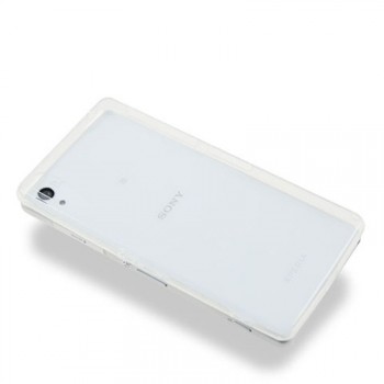 Силиконовый глянцевый транспарентный чехол для Sony Xperia Z2