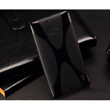 Силиконовый X чехол для Nokia Lumia 930 Черный
