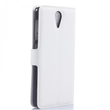 Чехол портмоне подставка с защелкой для HTC Desire 620 Белый