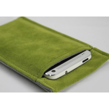 Фланелевый мешок с экстрамягким бархатным покрытием для Yotaphone 2 Зеленый