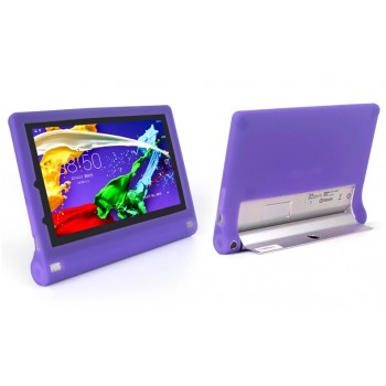 Силиконовый софт-тач премиум чехол для Lenovo Yoga Tablet 2 8 Фиолетовый