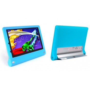 Силиконовый софт-тач премиум чехол для Lenovo Yoga Tablet 2 8 Голубой