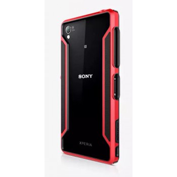 Чехол силикон-пластик повышенной защиты для Sony Xperia Z3 Красный
