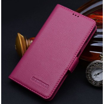 Кожаный портмоне (нат. кожа) для Samsung Galaxy A7 Розовый