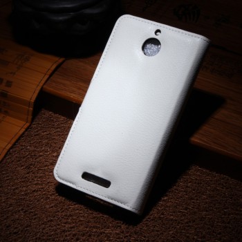 Чехол портмоне подставка с защелкой для HTC Desire 510 Белый