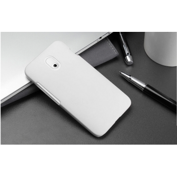 Пластиковый чехол серия Metallic для HTC Desire 210 Белый