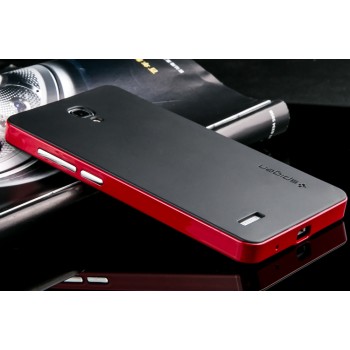 Двухкомпонентный премиум гибридный чехол силикон/полиуретан для Xiaomi RedMi Note Красный