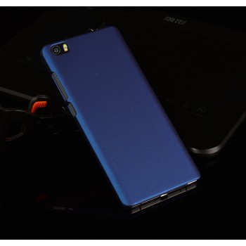 Пластиковый матовый непрозрачный чехол для Xiaomi Mi Note Синий