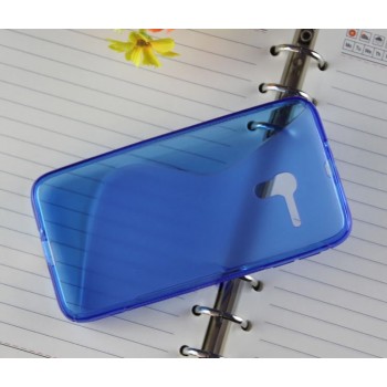 Силиконовый S чехол для Alcatel One Touch Pop D5 Синий