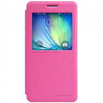 Чехол смарт-флип на пластиковой основе серия Colors для Samsung Galaxy A5 Розовый