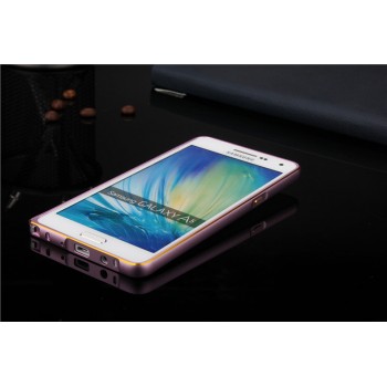Металлический бампер для Samsung Galaxy A5 Розовый