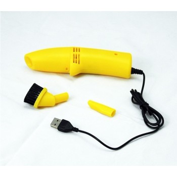 Ультрапортативный USB-пылесос с LED-подсветкой, турборежимом и сменными насадками