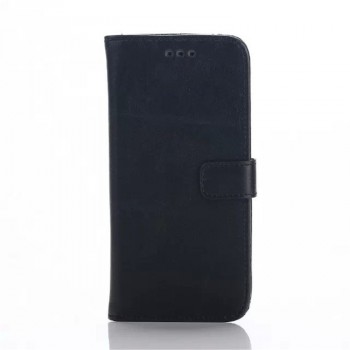 Чехол портмоне подставка винтажный с защелкой для HTC One M9 Черный