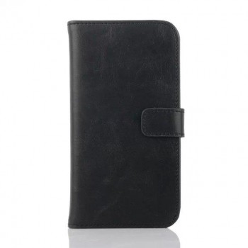 Чехол винтажный портмоне подставка с защелкой для Sony Xperia E4 Черный